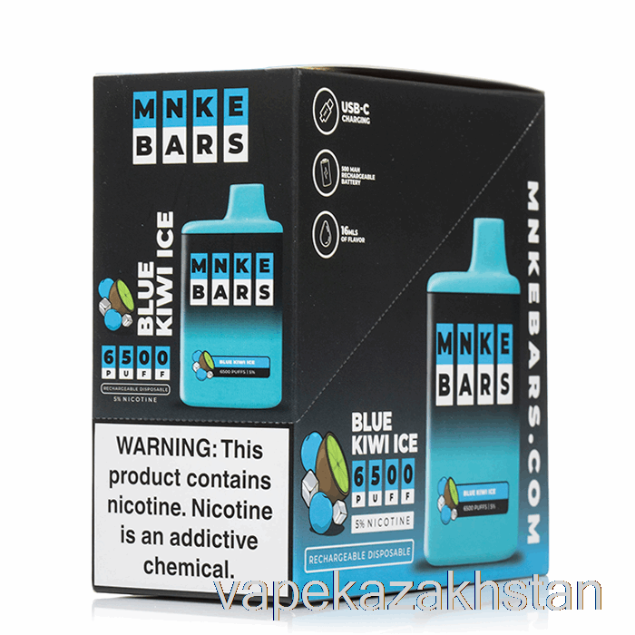 Vape Kazakhstan MNKE Bars 6500 Disposable (5-Pack)